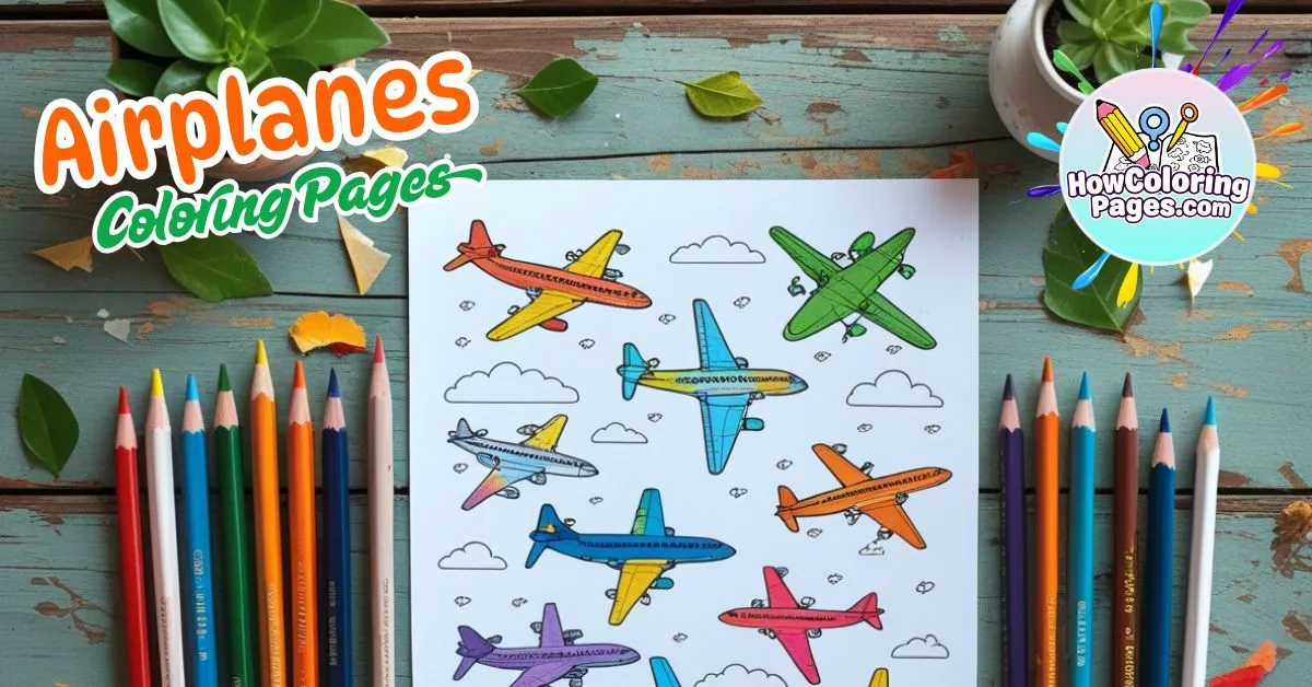 ✈️ Airplanes Coloring Pages for Kids – Fun & Free PDF Printables 1 Airplanes Coloring Pages for Kids – Fun & Free PDF Printables