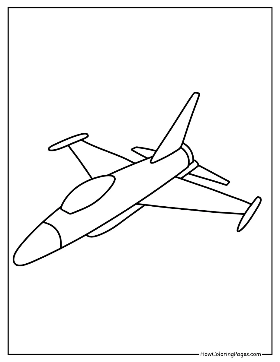 ✈️ Airplanes Coloring Pages for Kids – Fun & Free PDF Printables 7 Firefighting airplane dropping water – action-themed airplanes coloring page.
