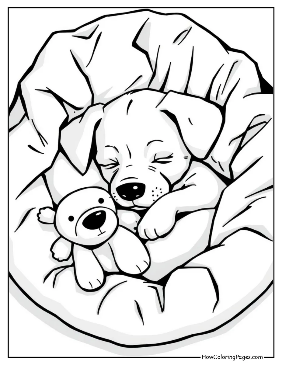 πΆ Dogs Coloring Pages for Kids β Free & Easy PDF Printable Fun! 6 dogs coloring page sleepy dog - πΆ Dogs Coloring Pages for Kids β Free & Easy PDF Printable Fun!