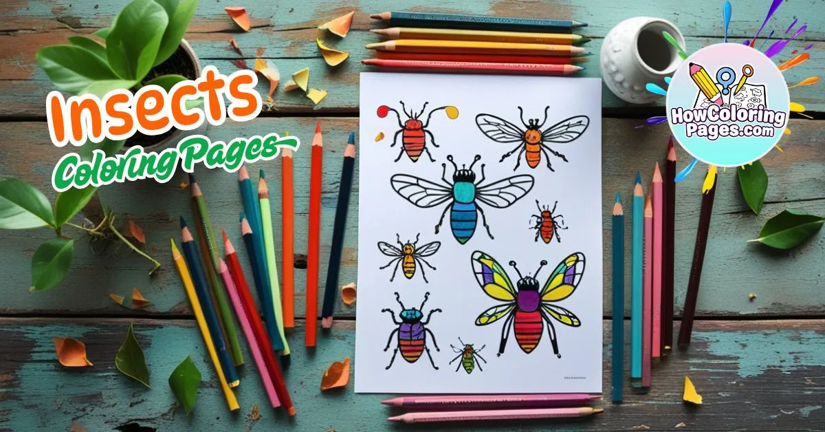 π Insects Coloring Pages β Free Printable PDF for Kids 1 π Insects Coloring Pages β Free Printable PDF for Kids