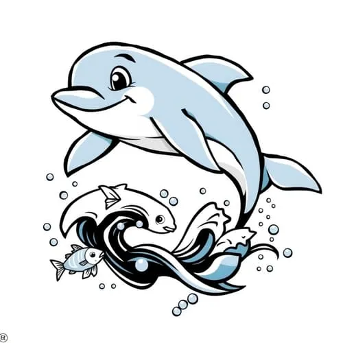 sea animals coloring pages for kids and adults