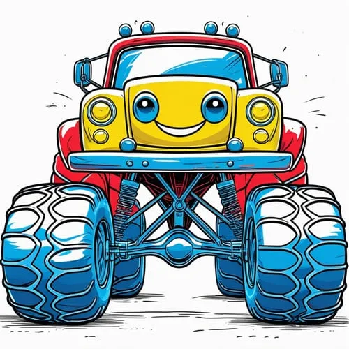 truck coloring pages for kids